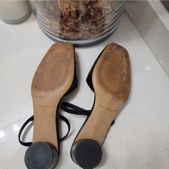 Everlane Black Square-Toe Flats - Picture 9 of 10